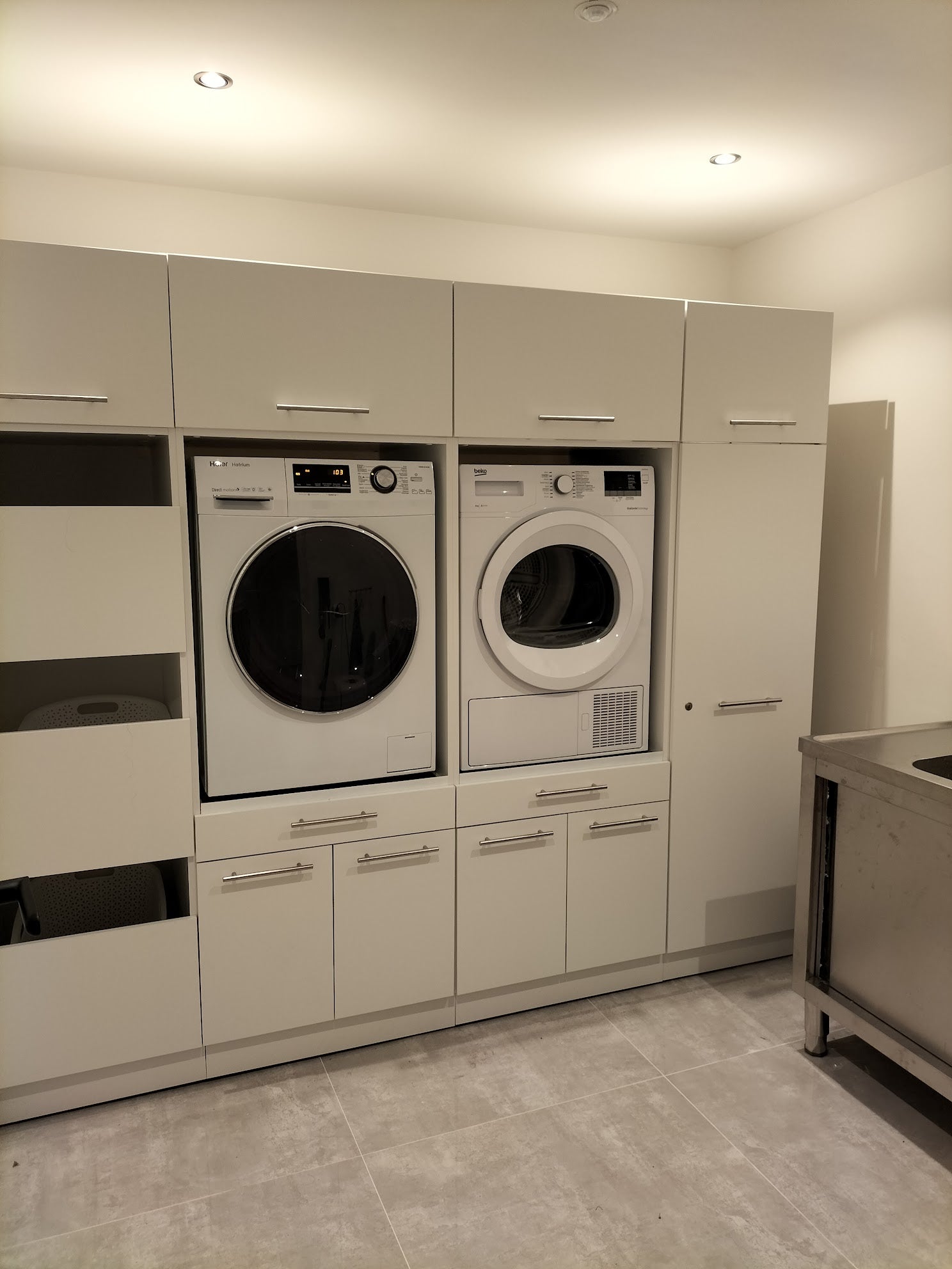 Wasmachine kast dubbel 8.0