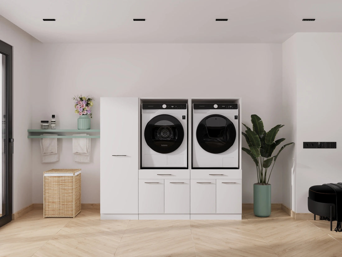 Wasmachine en droger op dezelfde afvoer: zo doe je dat