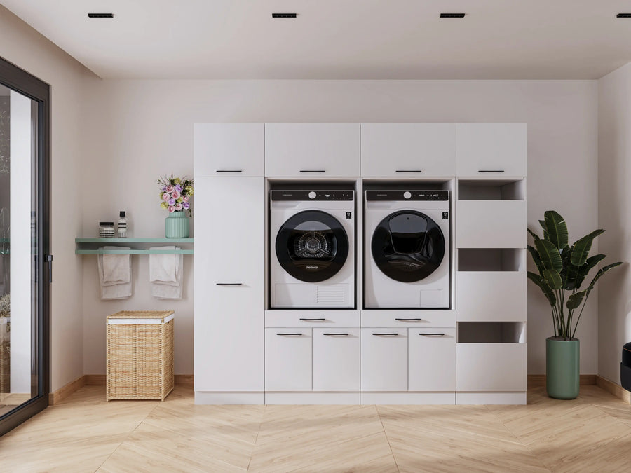 Quelle est la hauteur idéale pour un lave-linge dans un placard ? Conseils et hauteur recommandée