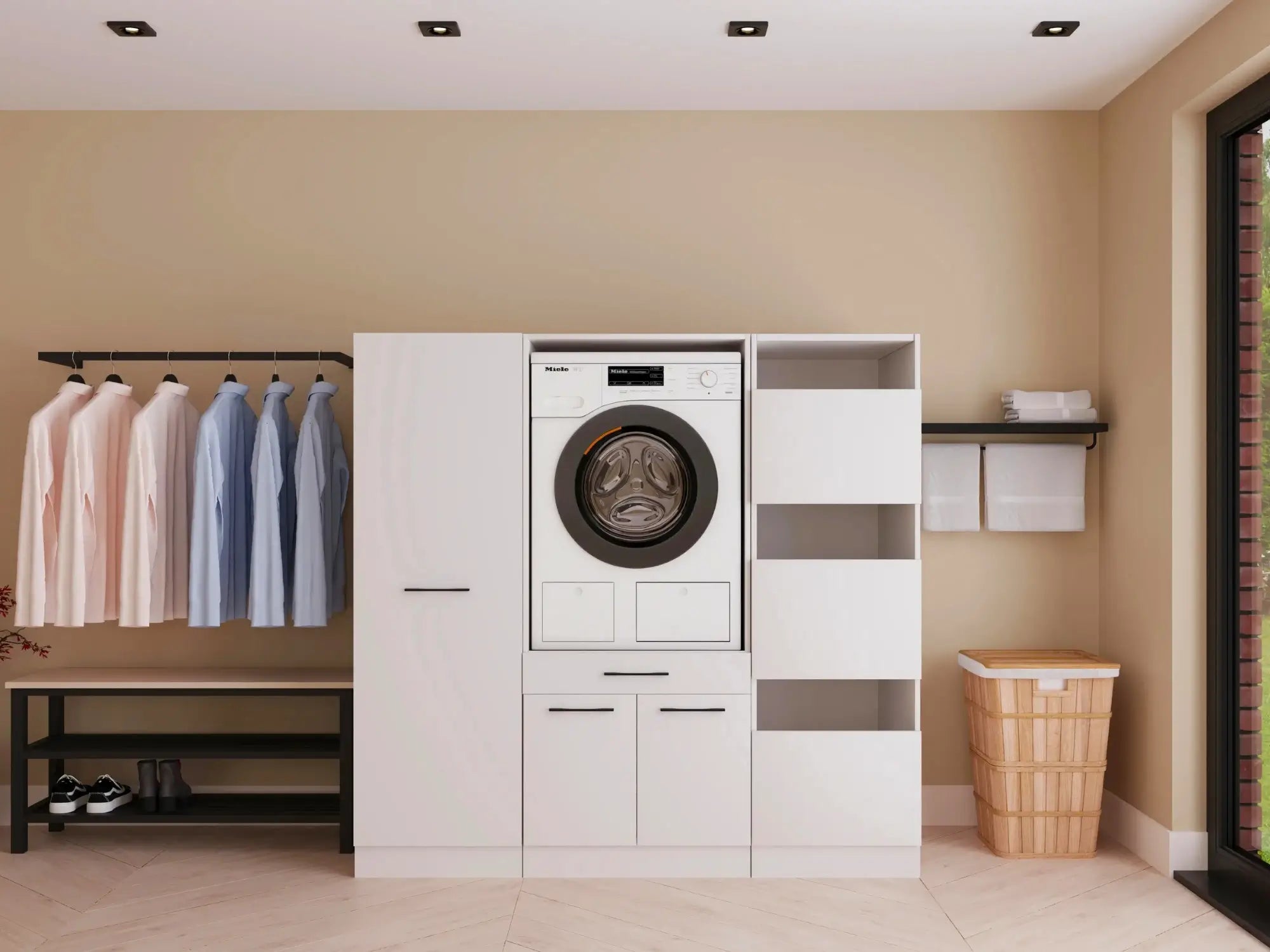 Wasdroom wasmachine kast enkel 3.0