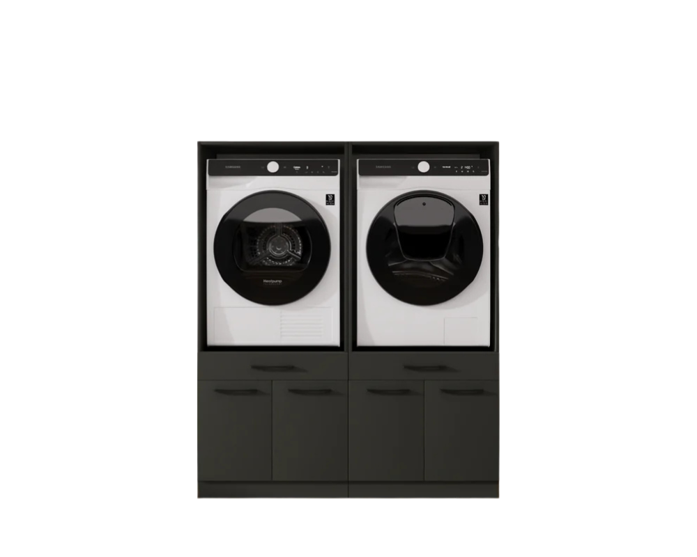 Wasmachine kast Wasdroom dubbel 2.0