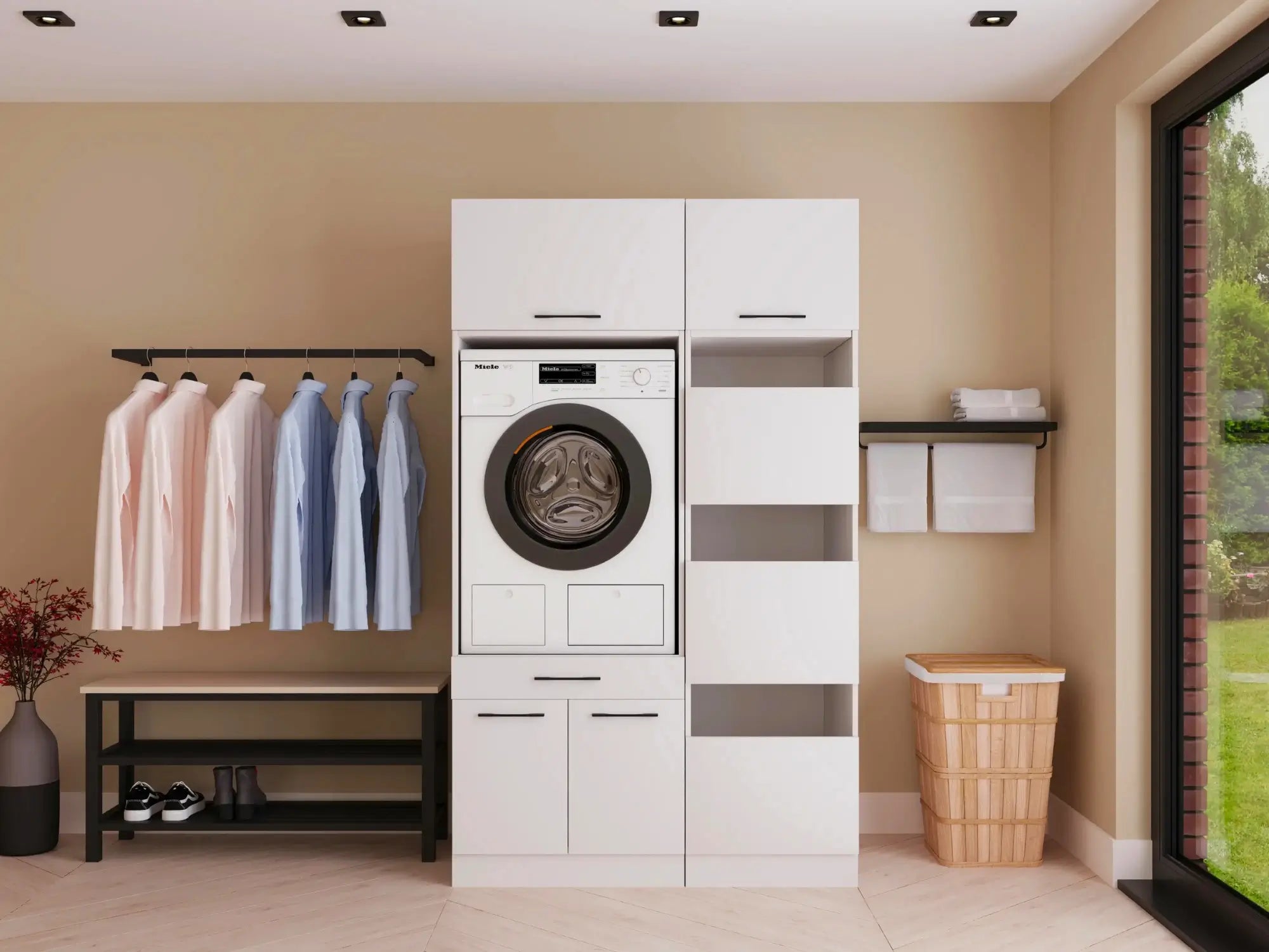 Wasdroom wasmachine kast enkel 5.0