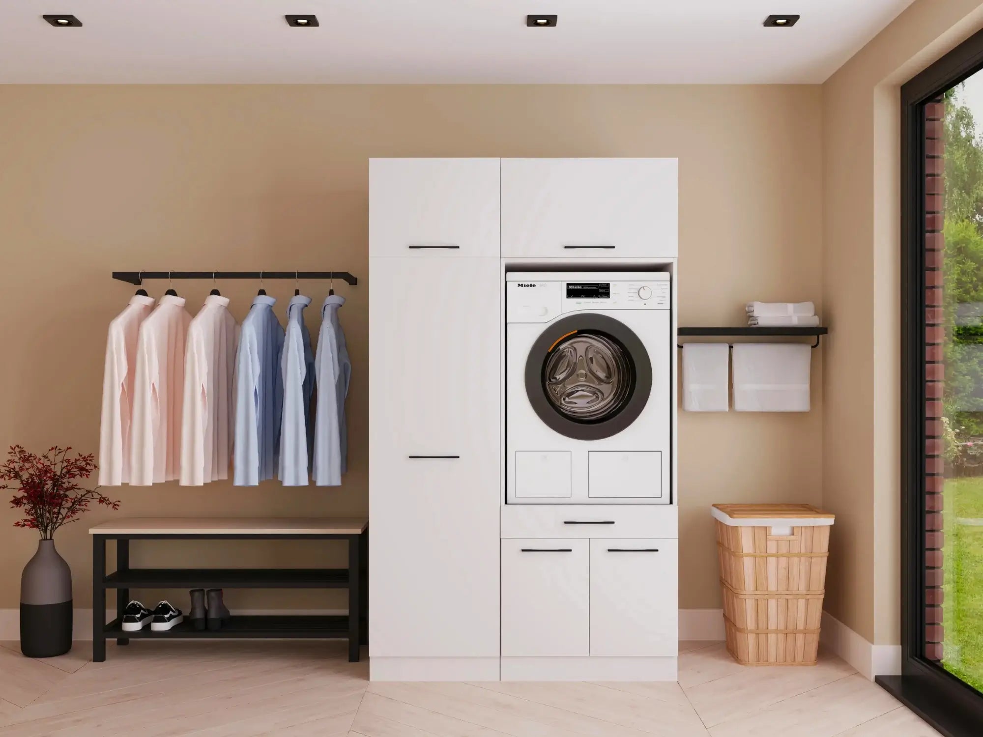 Wasdroom wasmachine kast enkel 6.0