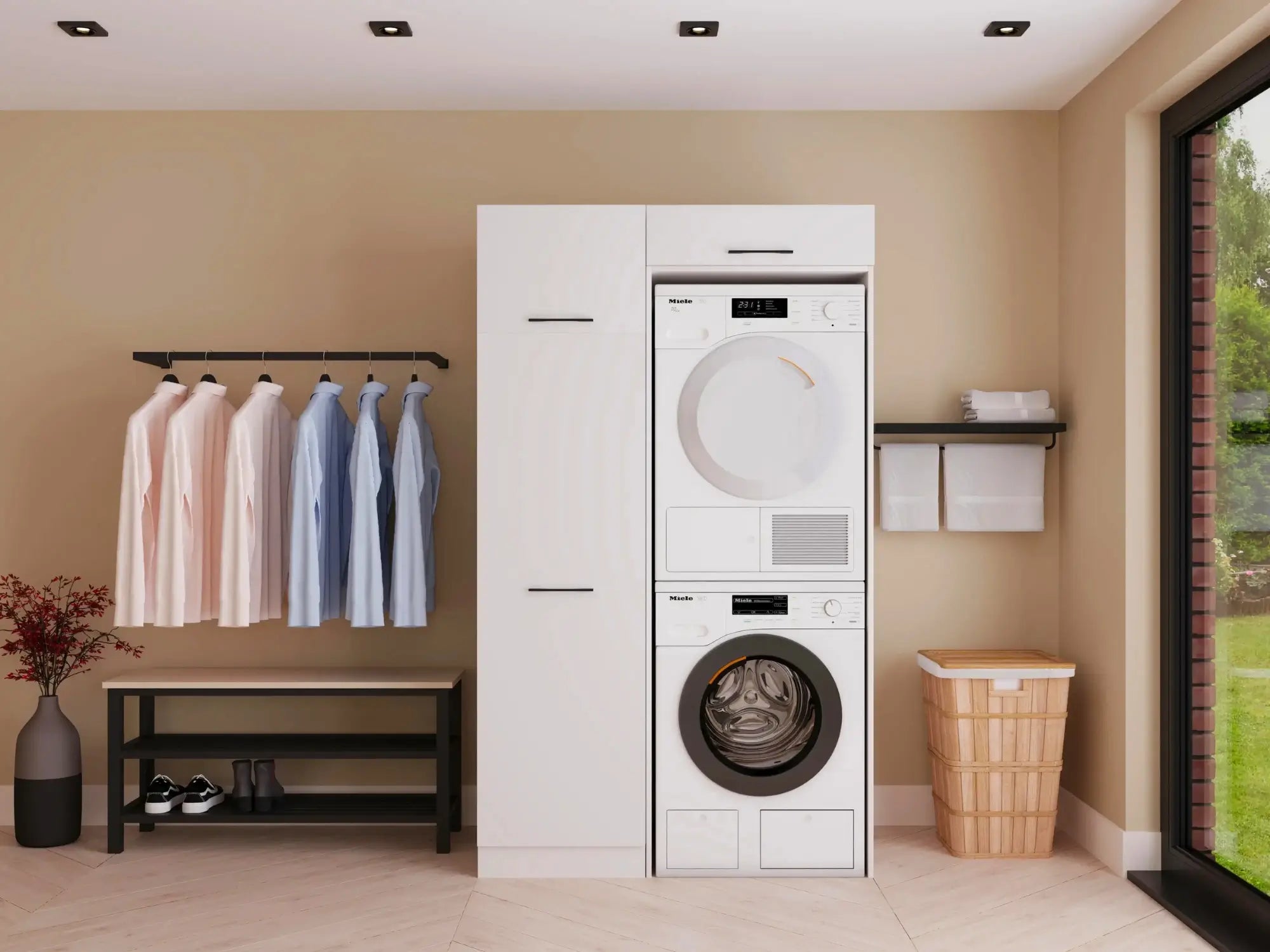 Wasdroom wasmachine kast stapel 1.0