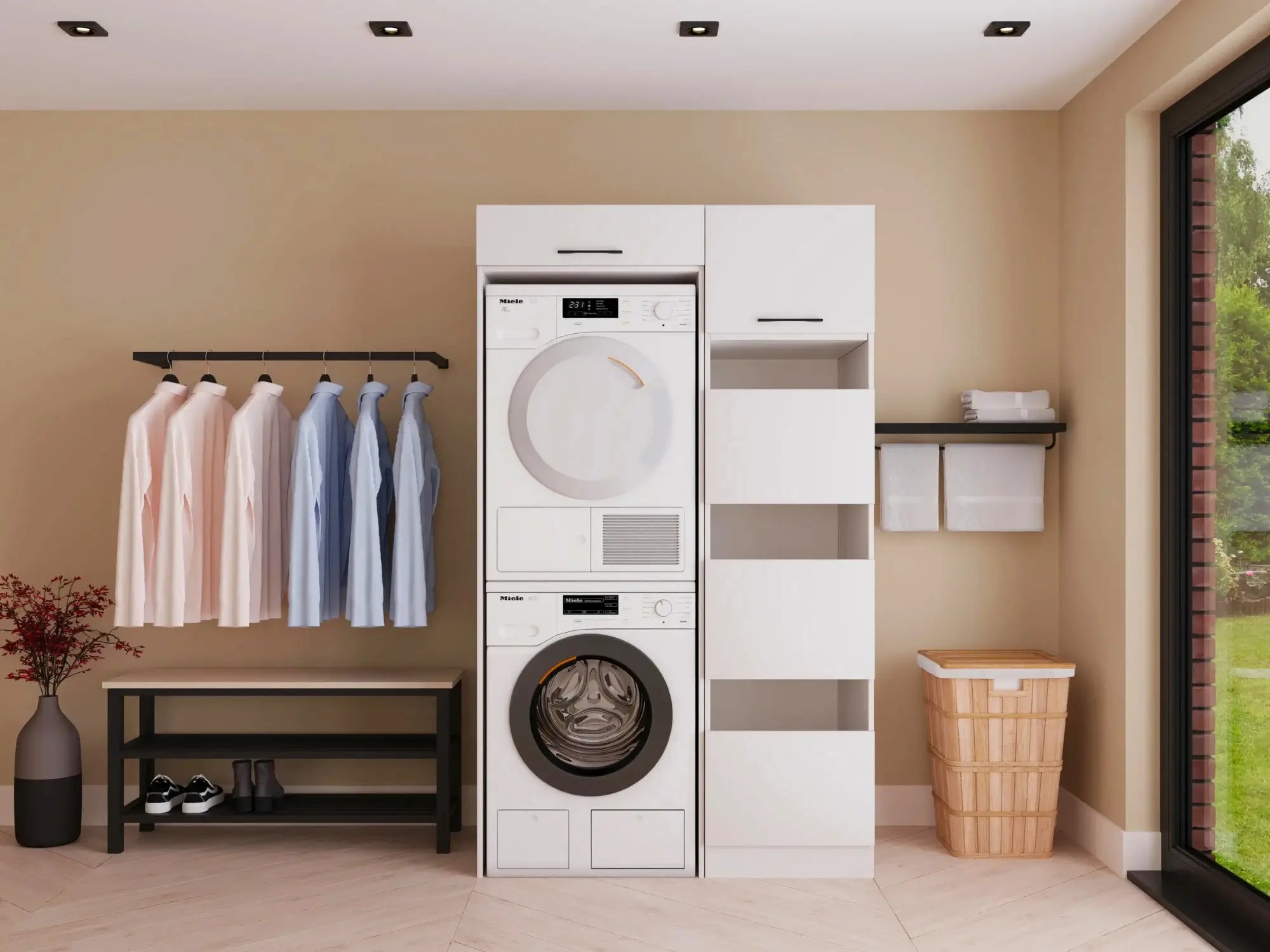 Wasdroom wasmachine kast stapel 2.0