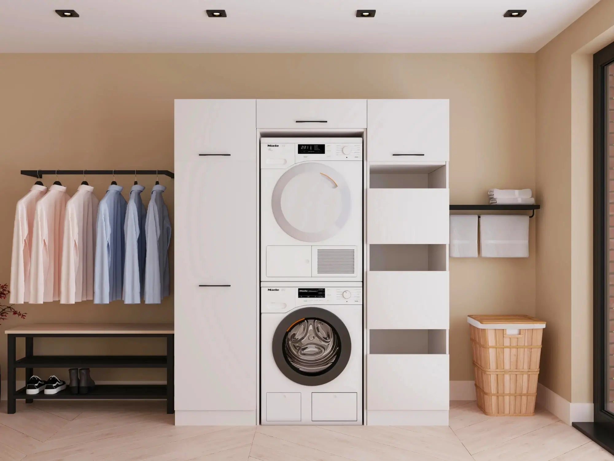 Wasdroom wasmachine kast stapel 3.0