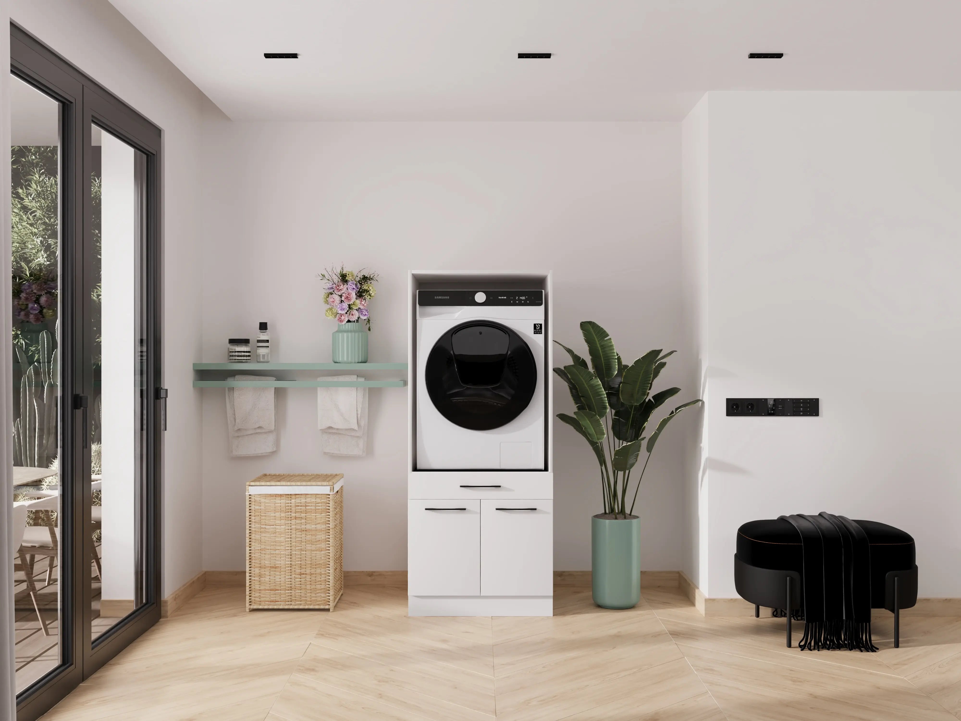 Wasdroom wasmachine kast enkel 4.0