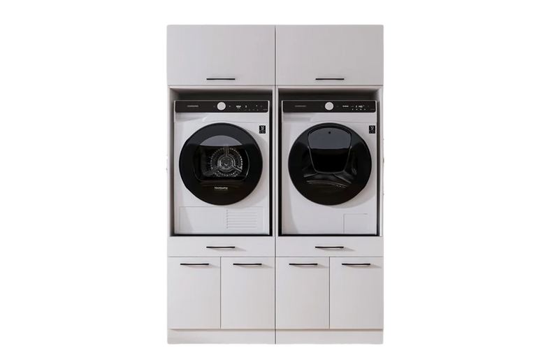 Dubbele wasmachinekast